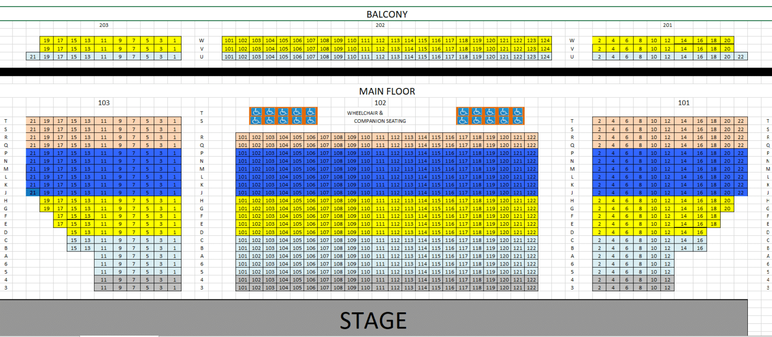 Des Plaines Theatre Seating Chart Des Plaines Theatre